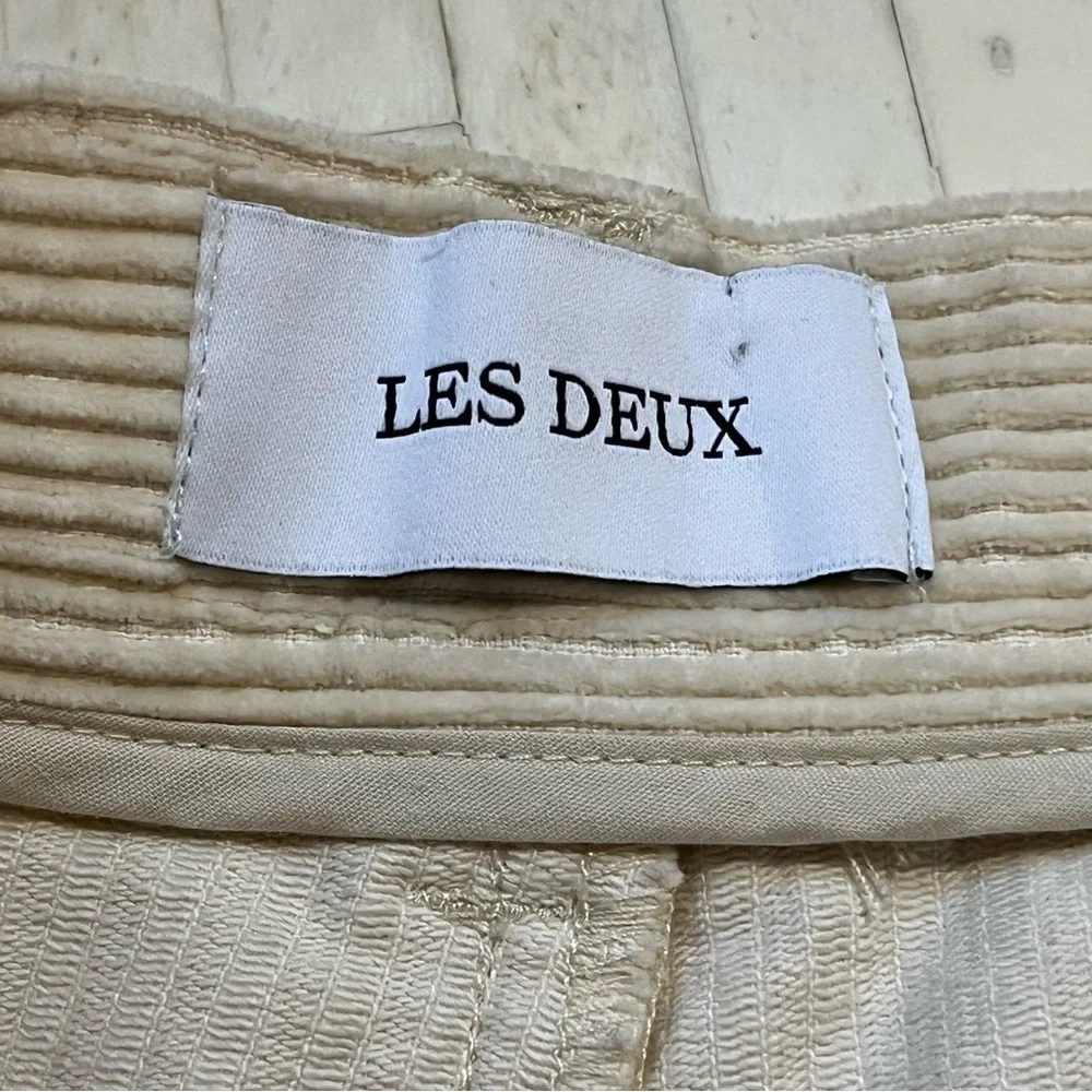 Les Deux Men’s Heavy Kody Corduroy Pants in Ivory, 28x32 🌟HOST PICK🌟
